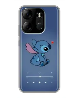 Чехол для TECNO Spark Go 2023 (BF7) с картинкой «Музыкальный Stitch» Чехол для TECNO Spark Go 2023 (BF7) с картинкой «Музыкальный Stitch»
