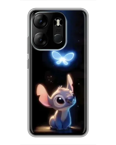 Чехол для TECNO Spark Go 2023 (BF7) с картинкой «Сияющий Стич»
