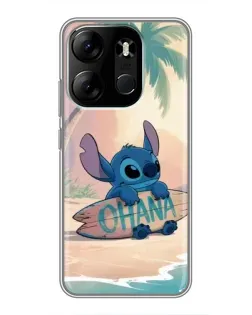 Чехол для TECNO Spark Go 2023 (BF7) с картинкой «Стич на серфе» Чехол для TECNO Spark Go 2023 (BF7) с картинкой «Стич на серфе»
