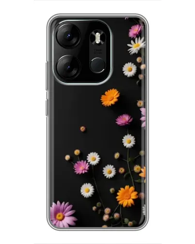 Чехол для TECNO Spark Go 2023 (BF7) с картинкой «Цветочная композиция» Чехол для TECNO Spark Go 2023 (BF7) с картинкой «Цветочная композиция»