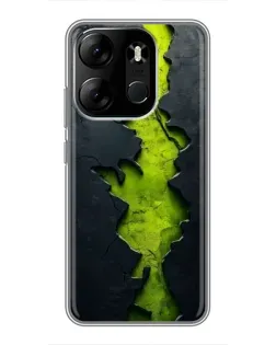 Чохол для TECNO Spark Go 2023 (BF7) з картинкою «Салатовий розлом скелі» Чохол для TECNO Spark Go 2023 (BF7) з картинкою «Салатовий розлом скелі»