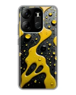 Чохол для TECNO Spark Go 2023 (BF7) з картинкою «Рідке жовте золото»