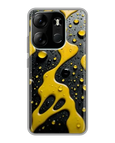 Чохол для TECNO Spark Go 2023 (BF7) з картинкою «Рідке жовте золото»