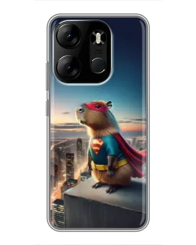 Чохол для TECNO Spark Go 2023 (BF7) з картинкою «Капі-мен супергерой» Чохол для TECNO Spark Go 2023 (BF7) з картинкою «Капі-мен супергерой»