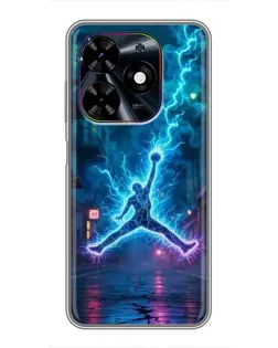 Чехол для TECNO Spark Go 2024 (BG6) с картинкой «Jordan Gold Jumpman» Чехол для TECNO Spark Go 2024 (BG6) с картинкой «Jordan Gold Jumpman»