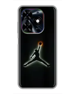 Чехол для TECNO Spark Go 2024 (BG6) с картинкой «Jordan Gradient Logo» Чехол для TECNO Spark Go 2024 (BG6) с картинкой «Jordan Gradient Logo»