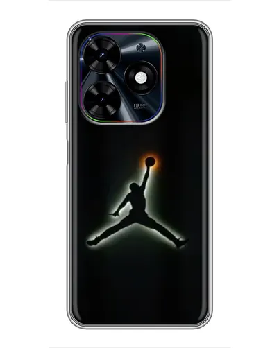 Чехол для TECNO Spark Go 2024 (BG6) с картинкой «Jordan Gradient Logo»