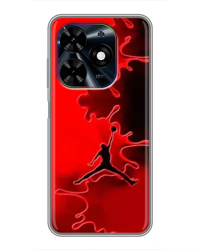 Чехол для TECNO Spark Go 2024 (BG6) с картинкой «Jordan Red Smoke»