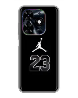Чехол для TECNO Spark Go 2024 (BG6) с картинкой «Jordan Flight 23»