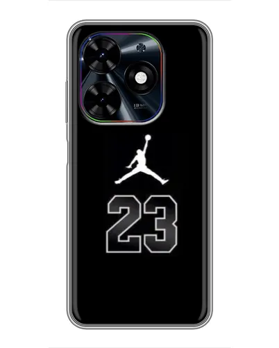 Чехол для TECNO Spark Go 2024 (BG6) с картинкой «Jordan Flight 23»