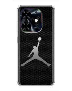Чехол для TECNO Spark Go 2024 (BG6) с картинкой «Jordan Dark Carbon»