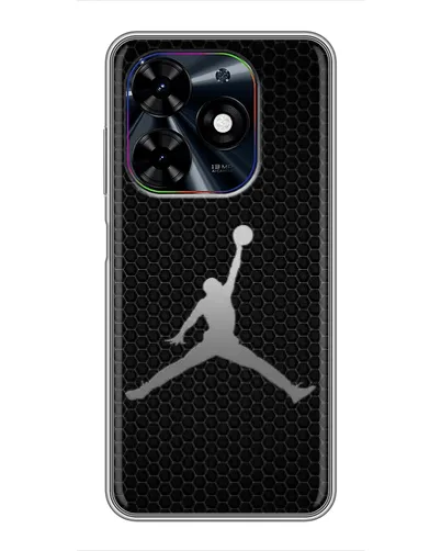 Чехол для TECNO Spark Go 2024 (BG6) с картинкой «Jordan Dark Carbon»