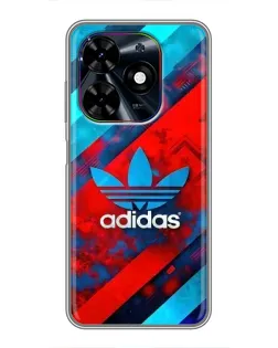 Чехол для TECNO Spark Go 2024 (BG6) с картинкой «Абстракция Adidas» Чехол для TECNO Spark Go 2024 (BG6) с картинкой «Абстракция Adidas»