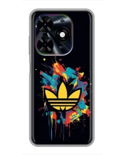 Чехол для TECNO Spark Go 2024 (BG6) с картинкой «Adidas Splash» Чехол для TECNO Spark Go 2024 (BG6) с картинкой «Adidas Splash»