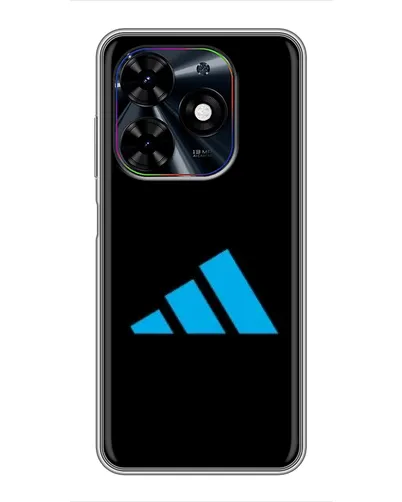 Чехол для TECNO Spark Go 2024 (BG6) с картинкой «Adidas Cyan Logo» Чехол для TECNO Spark Go 2024 (BG6) с картинкой «Adidas Cyan Logo»