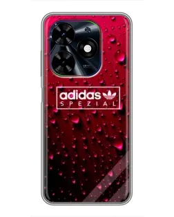 Чехол для TECNO Spark Go 2024 (BG6) с картинкой «Adidas Gold Marble»