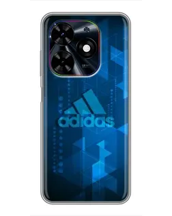 Чехол для TECNO Spark Go 2024 (BG6) с картинкой «Adidas Sport Art»