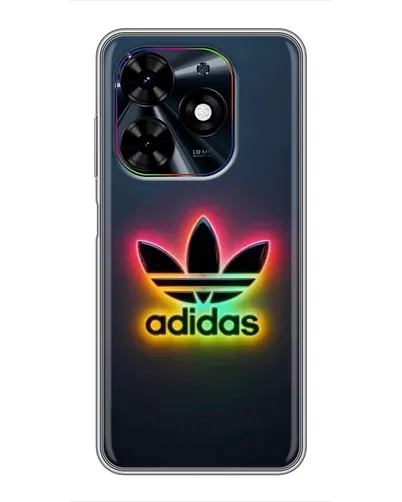 Чехол для TECNO Spark Go 2024 (BG6) с картинкой «Неоновый Adidas» Чехол для TECNO Spark Go 2024 (BG6) с картинкой «Неоновый Adidas»