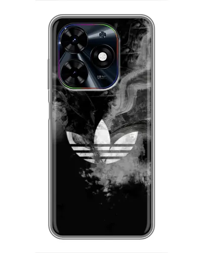 Чехол для TECNO Spark Go 2024 (BG6) с картинкой «Абстрактный дым Adidas» Чехол для TECNO Spark Go 2024 (BG6) с картинкой «Абстрактный дым Adidas»