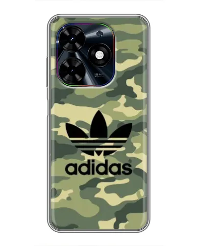 Чехол для TECNO Spark Go 2024 (BG6) с картинкой «Милитари стиль Adidas» Чехол для TECNO Spark Go 2024 (BG6) с картинкой «Милитари стиль Adidas»