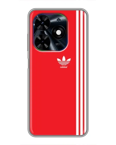 Чехол для TECNO Spark Go 2024 (BG6) с картинкой «Красный минимализм Adidas» Чехол для TECNO Spark Go 2024 (BG6) с картинкой «Красный минимализм Adidas»
