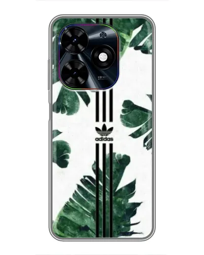 Чехол для TECNO Spark Go 2024 (BG6) с картинкой «Пальмовые листья адидас» Чехол для TECNO Spark Go 2024 (BG6) с картинкой «Пальмовые листья адидас»