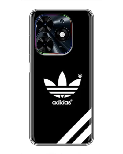 Чехол для TECNO Spark Go 2024 (BG6) с картинкой «Adidas с диагональными полосами» Чехол для TECNO Spark Go 2024 (BG6) с картинкой «Adidas с диагональными полосами»
