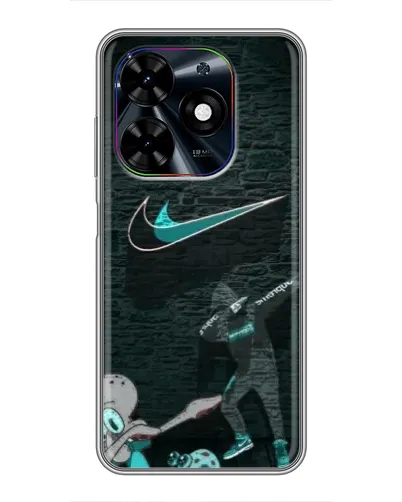 Чехол для TECNO Spark Go 2024 (BG6) с картинкой «Спортивный арт Nike»