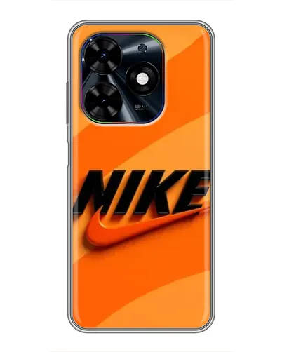 Чехол для TECNO Spark Go 2024 (BG6) с картинкой «Оранжевый драйв Nike»