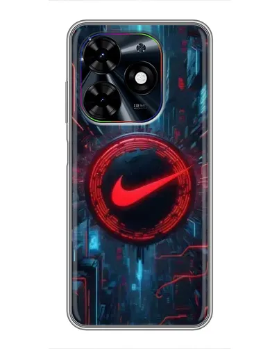 Чехол для TECNO Spark Go 2024 (BG6) с картинкой «Техногенный стиль Nike»