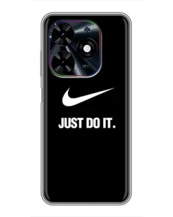 Чехол для TECNO Spark Go 2024 (BG6) с картинкой «Классический принт Nike»