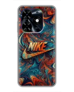 Чехол для TECNO Spark Go 2024 (BG6) с картинкой «Nike в абстракции»