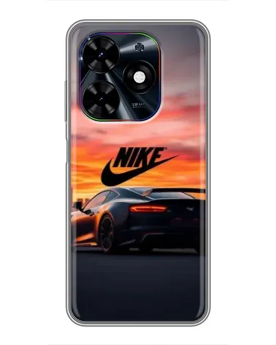 Чехол для TECNO Spark Go 2024 (BG6) с картинкой «Nike и суперкар»