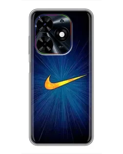 Чохол для TECNO Spark Go 2024 (BG6) з картинкою «Синій пульс Nike»