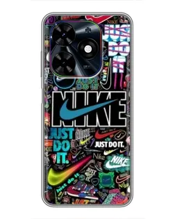 Чохол для TECNO Spark Go 2024 (BG6) з картинкою «Яскравий колаж Nike»
