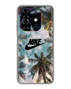 Чохол для TECNO Spark Go 2024 (BG6) з картинкою «Тропічний принт Nike»