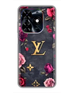 Чехол для TECNO Spark Go 2024 (BG6) с картинкой «Цветочный Louis Vuitton» Чехол для TECNO Spark Go 2024 (BG6) с картинкой «Цветочный Louis Vuitton»