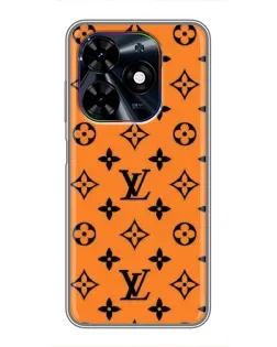 Чехол для TECNO Spark Go 2024 (BG6) с картинкой «Оранжевый стиль LV»