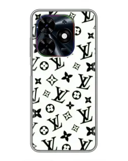 Чехол для TECNO Spark Go 2024 (BG6) с картинкой «Монохромный хаос LV»