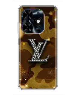 Чехол для TECNO Spark Go 2024 (BG6) с картинкой «Камуфляжный Louis Vuitton»