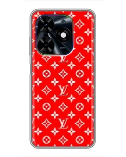 Чехол для TECNO Spark Go 2024 (BG6) с картинкой «Яркий паттерн LV»