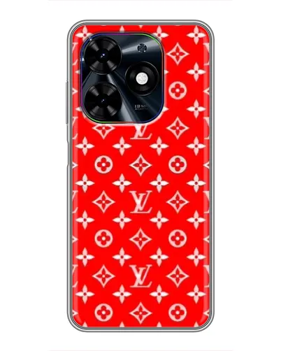 Чехол для TECNO Spark Go 2024 (BG6) с картинкой «Яркий паттерн LV»