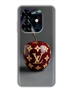 Чехол для TECNO Spark Go 2024 (BG6) с картинкой «Красное яблоко LV»