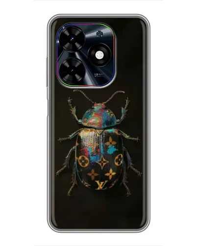 Чехол для TECNO Spark Go 2024 (BG6) с картинкой «LV — мраморный принт»