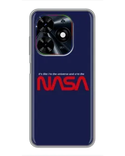 Чехол для TECNO Spark Go 2024 (BG6) с картинкой «NASA — глубокий космос»