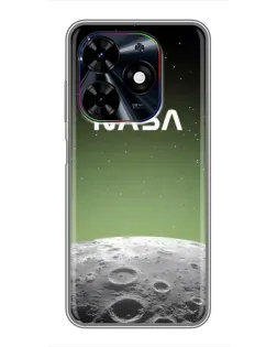 Чехол для TECNO Spark Go 2024 (BG6) с картинкой «NASA — лунный градиент»