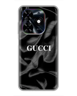 Чохол для TECNO Spark Go 2024 (BG6) з картинкою «Gucci — шовкові хвилі» Чохол для TECNO Spark Go 2024 (BG6) з картинкою «Gucci — шовкові хвилі»