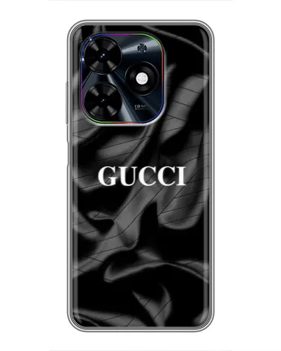 Чехол для TECNO Spark Go 2024 (BG6) с картинкой «Gucci — шелковые волны» Чехол для TECNO Spark Go 2024 (BG6) с картинкой «Gucci — шелковые волны»