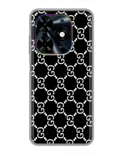 Чехол для TECNO Spark Go 2024 (BG6) с картинкой «Gucci — сетчатый паттерн» Чехол для TECNO Spark Go 2024 (BG6) с картинкой «Gucci — сетчатый паттерн»