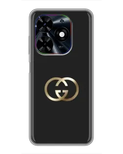 Чехол для TECNO Spark Go 2024 (BG6) с картинкой «Минимализм Gucci»